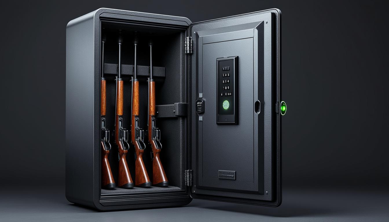protégez vos armes en toute sécurité avec nos armoires à fusils équipées de serrures certifiées. investissez dans une solution fiable pour la sécurité de vos équipements, conforme aux normes en vigueur.