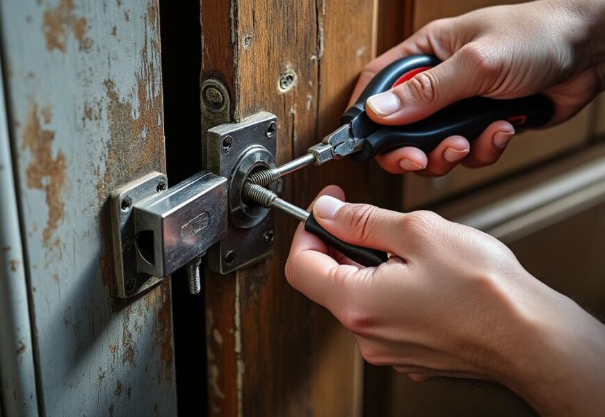 Le remplacement de gâche défectueuse : guide étape par étape pour une réparation réussie