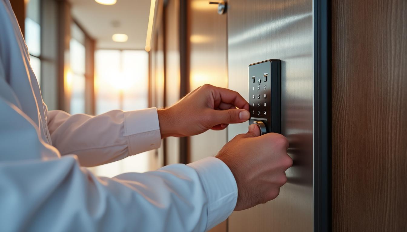 améliorez l'expérience client de votre hôtel en remplaçant vos systèmes de serrures à code par des solutions modernes, sécurisées et faciles à utiliser.