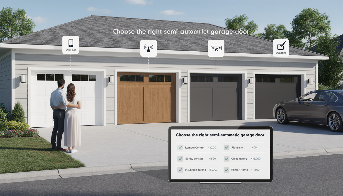 découvrez notre guide étape par étape pour une installation facile de la fermeture semi-automatique de votre garage, alliant simplicité et efficacité.