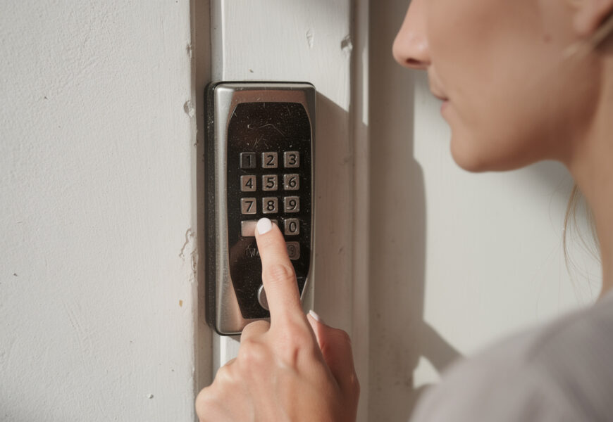 Système à code sans pile : la solution idéale pour un verrouillage facile