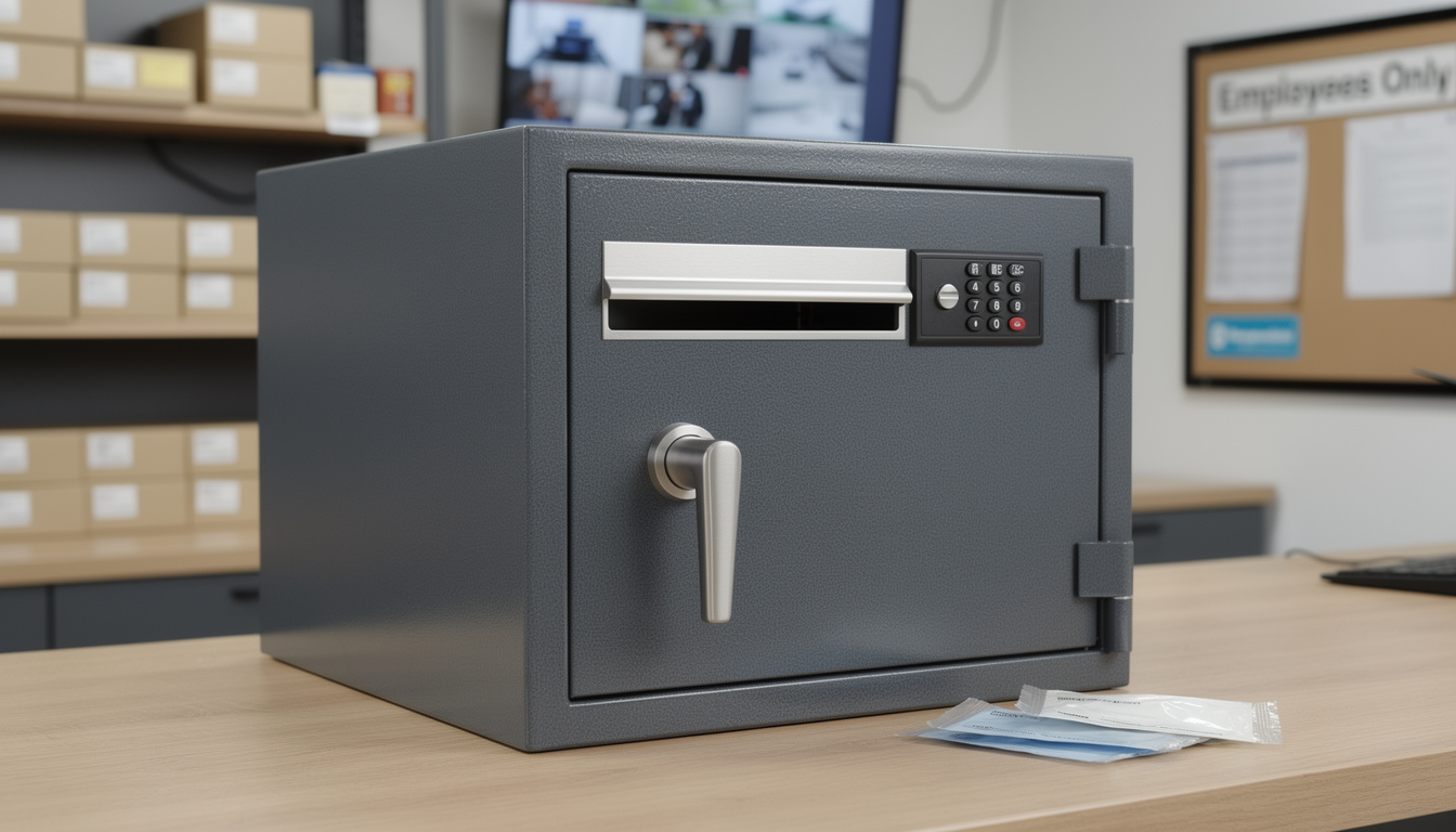 découvrez le coffre à dépôt avec trappe, une solution sécurisée et pratique pour vos transactions. assurez la protection de vos fonds et documents importants en toute simplicité.