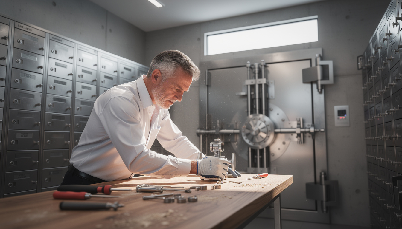 découvrez nos conseils d'experts en serrurerie pour salle de coffres et renforcez la sécurité de vos biens précieux grâce à des solutions fiables et adaptées.