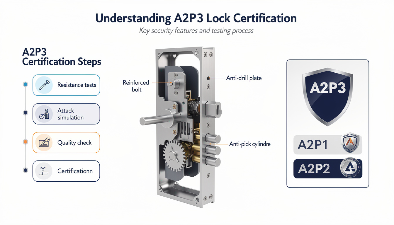 découvrez le processus d'homologation des serrures blindées a2p3 expliqué simplement pour les débutants en sécurité, afin de mieux protéger votre domicile.