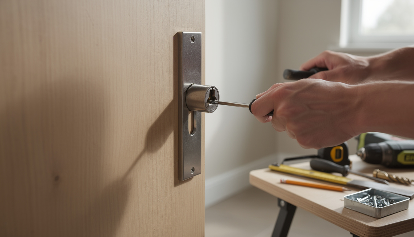 découvrez comment installer facilement une serrure à clé réversible grâce à notre guide étape par étape, adapté à tous les niveaux de bricolage.