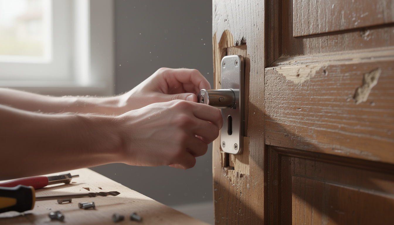 découvrez comment installer facilement une serrure à clé réversible grâce à notre guide étape par étape, simple et rapide à suivre pour sécuriser votre porte efficacement.