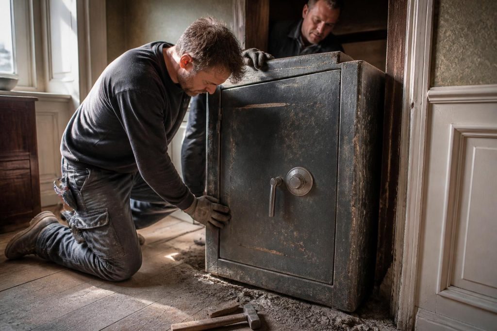 découvrez les étapes essentielles pour réussir la désinstallation d'un coffre-fort ancien en toute sécurité et efficacement.